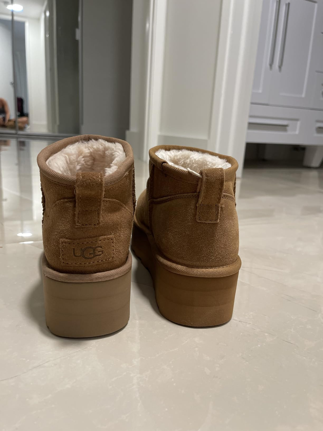 CUSHIONAIRE Women's Hippy Genuine Suede pull on platform boot +Memory Foam | Amazon (US)