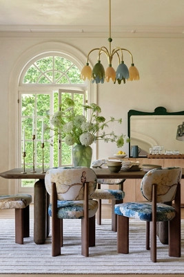 Merve Kahraman Floral Glass Chandelier | Anthropologie (US)