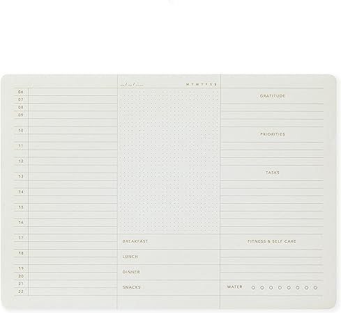 Pinesman - Elegant Daily Planner Pad - Daily Schedule, Tasks & To-Do List, 11.22" x 7.87", 52 She... | Amazon (US)