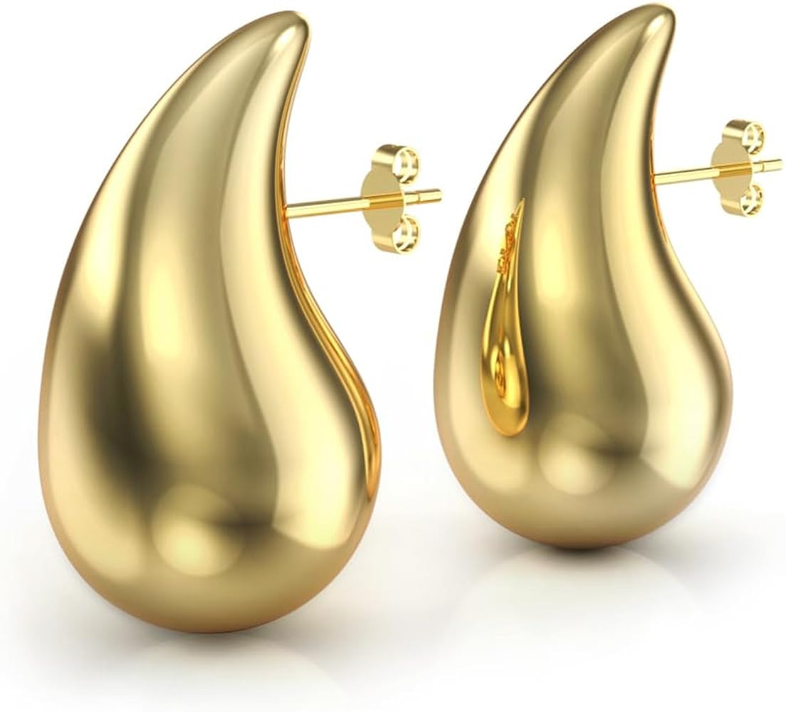 Teardrop Earrings, Drop Earrings, Teardrop Earrings for Women, Hypoallergenic Tear Drop Earrings ... | Amazon (US)