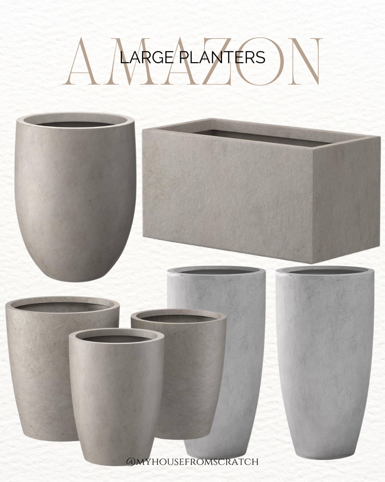Large planters, Amazon planters, Walmart planters, concrete planters 

#LTKhome #LTKSeasonal #LTKstyletip