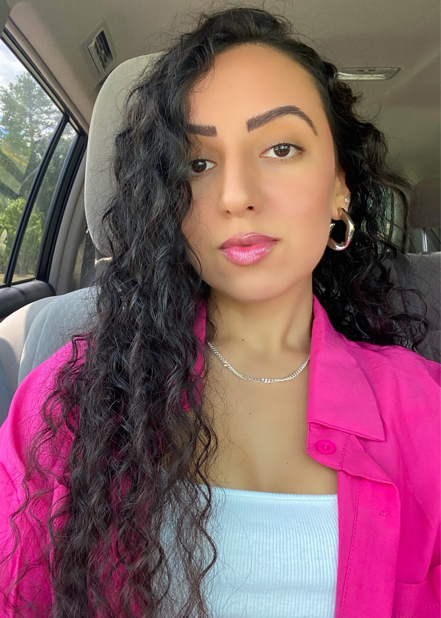 Simple pink makeup with a glittery lip combo 🩷

#LTKStyleTip #LTKFindsUnder50 #LTKBeauty
