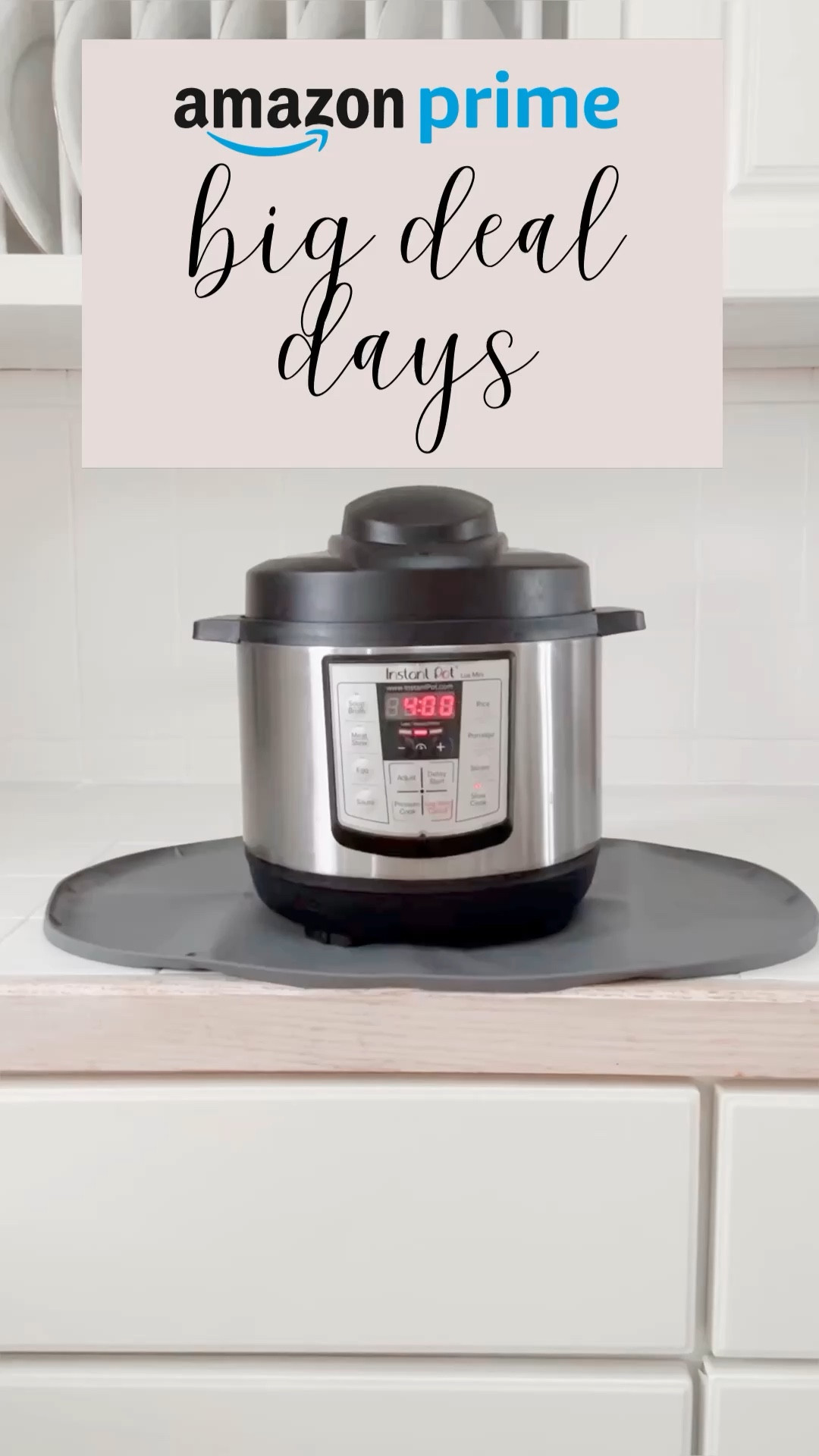 Amazon Prime Big Deal Days! Instant pot is 38% off and many of the other accessories are on sale as well.

#LTKSaleAlert #LTKxPrimeDay #LTKHome