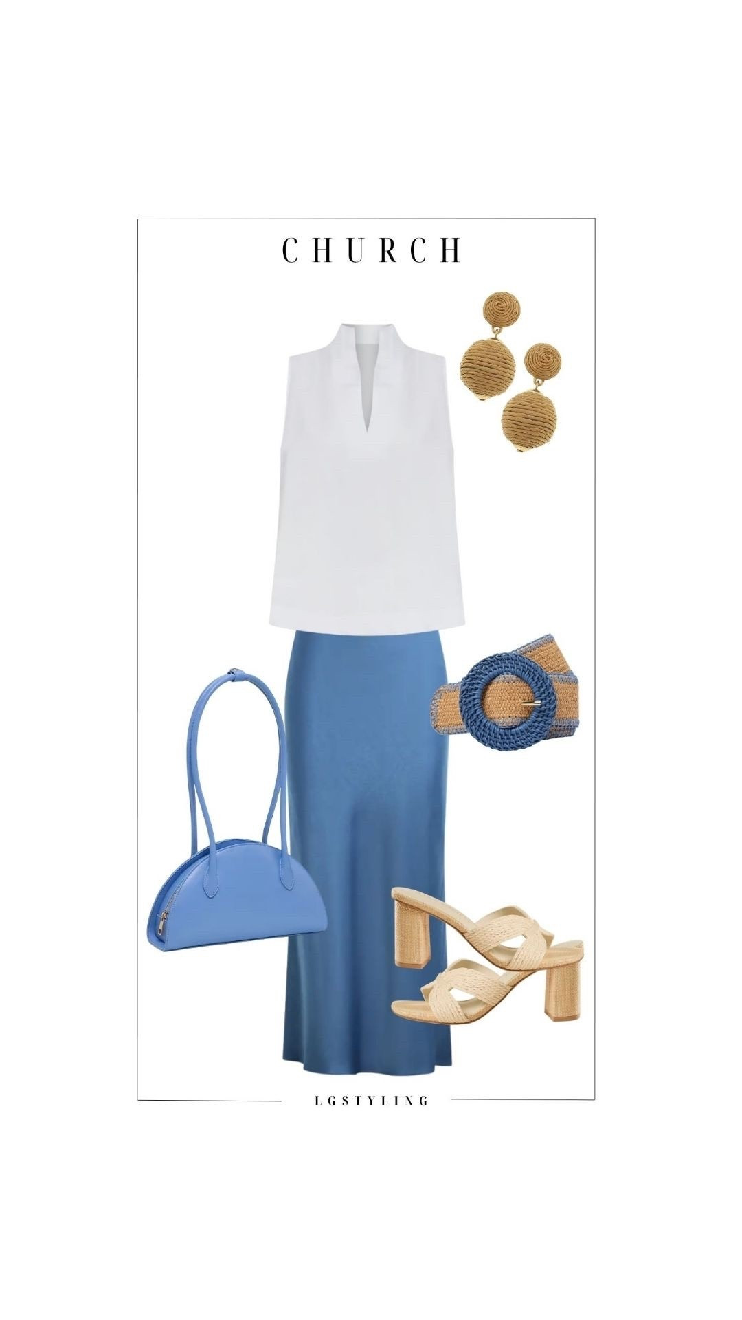 ⛪️ CHURCH

Classic, feminine, and quietly sophisticated. A sleek white sleeveless top paired with a fluid blue midi skirt creates a clean, elongated silhouette that feels timeless. Woven textures and soft neutrals in the accessories add warmth and depth without overpowering the look.
Understated elegance that always works.

#LTKStyle #LTKSpring #LTKChurch #SundayStyle #ClassicStyle #FeminineStyle #ElegantOutfits #TimelessFashion #MidiSkirtStyle #SpringDressing #NeutralStyle #RefinedStyle #MinimalElegance #ChicAndClassic #OutfitInspo

 

#LTKgrwm #LTKootd #LTKSeasonal