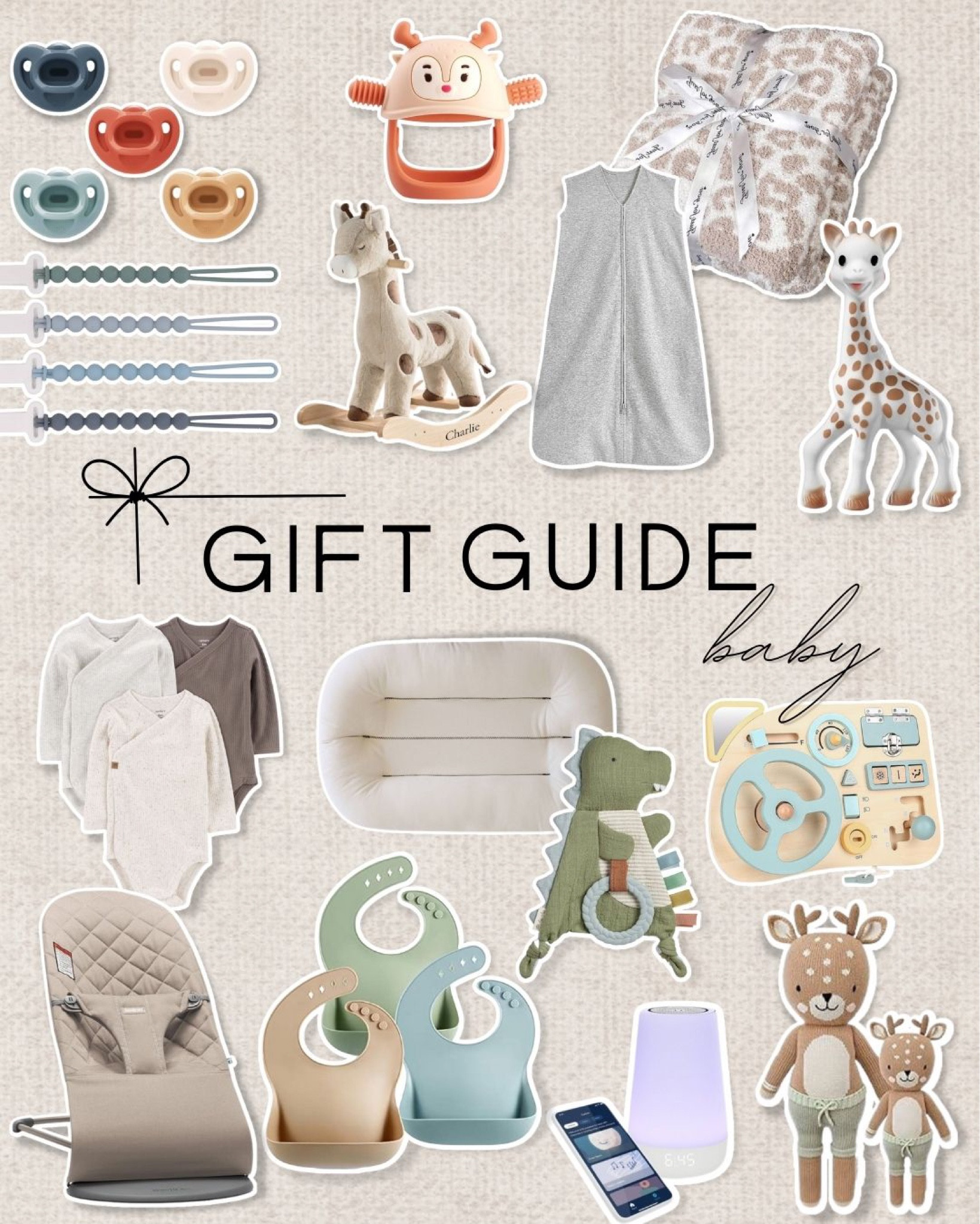 ⭐️GIFT GUIDE⭐️ BABY 
Neutral baby Gifts
Gift guide baby
Baby present
Target baby gift
Amazon baby gift 

#LTKbaby #LTKGiftGuide #LTKCyberWeek