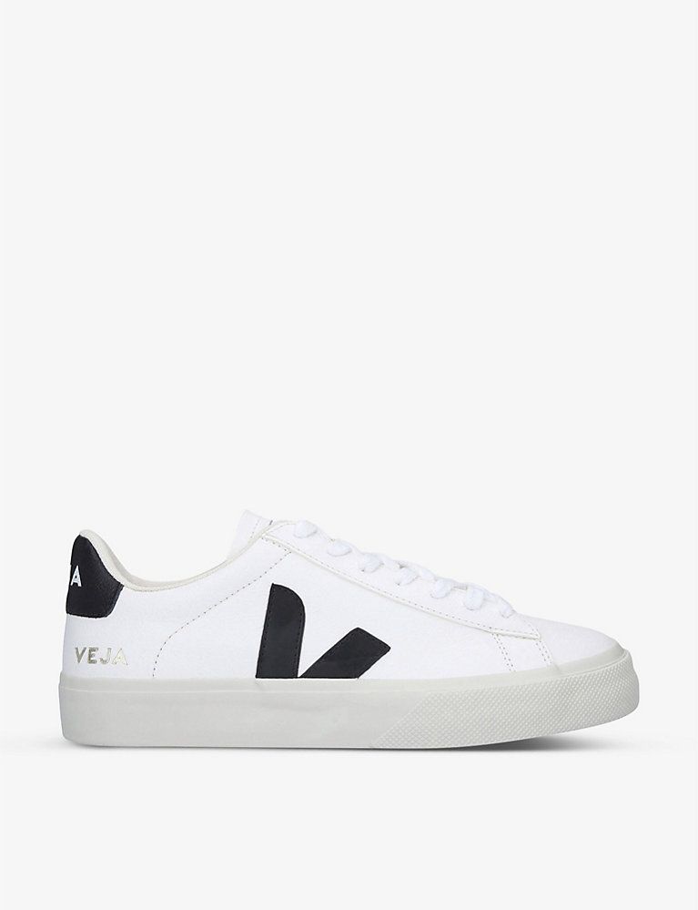 VEJA Women's Campo leather and suede low-top trainers | Selfridges