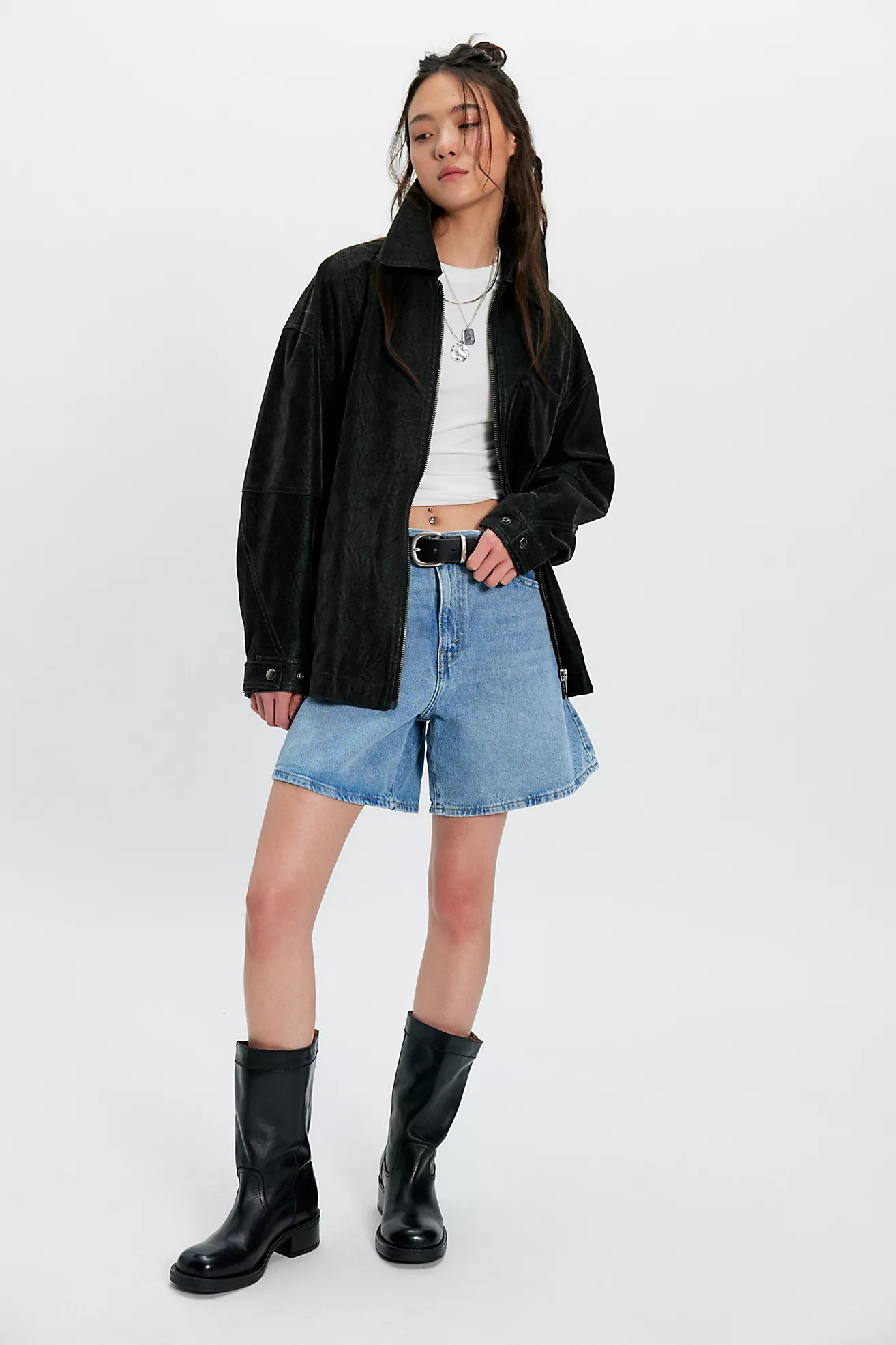 Levi's High-Rise Baggy Shorts | Free People (Global - UK&FR Excluded)