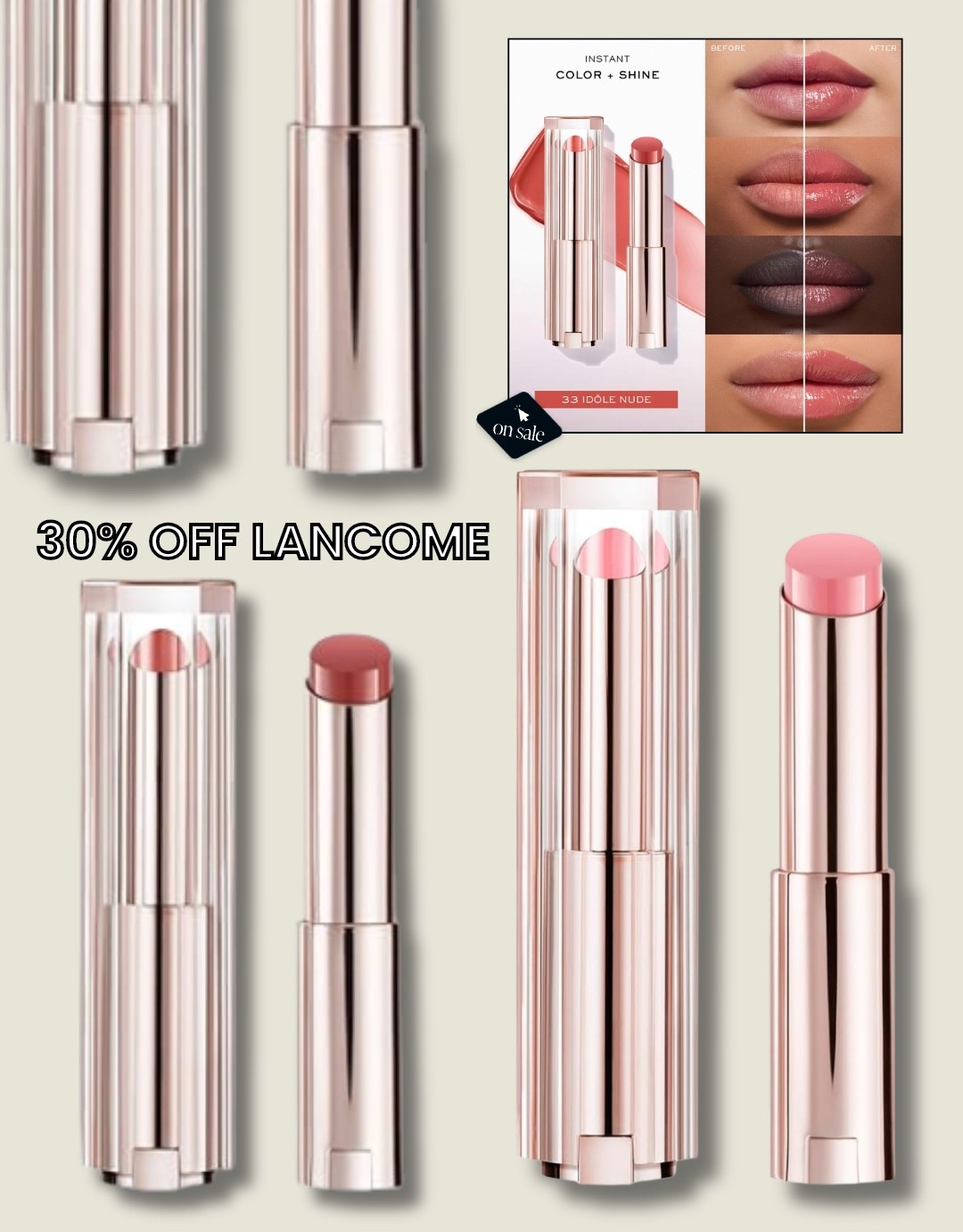 Much loved Lancôme Idole offers a pop of subtle colour and ultra hydration = the perfect everyday winter lip balm. Save 30% right now. Treat yourself or grab as a gift!



#LTKbeauty #LTKwinter #LTKcanada