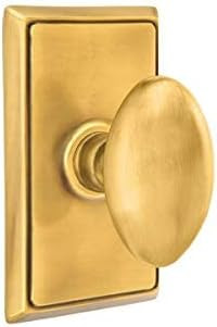 Emtek Privacy Set, Rectangular Rosette, Egg Knob (French Antique) | Amazon (CA)