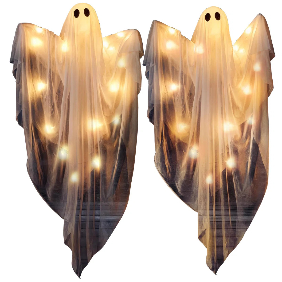 2 Pcs 35.5\u201d Halloween Light-up Hanging Ghosts (Set of 2) | Wayfair North America