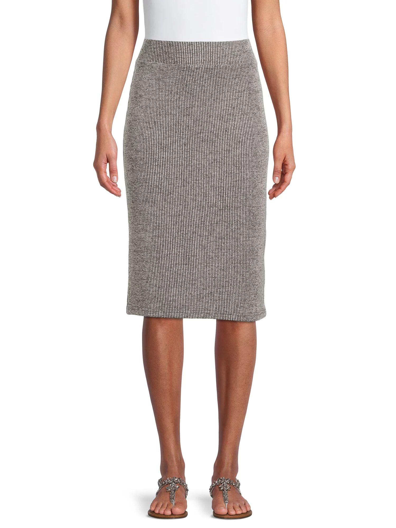 Time and Tru Women's Coordinating Sweater Skirt - Walmart.com | Walmart (US)