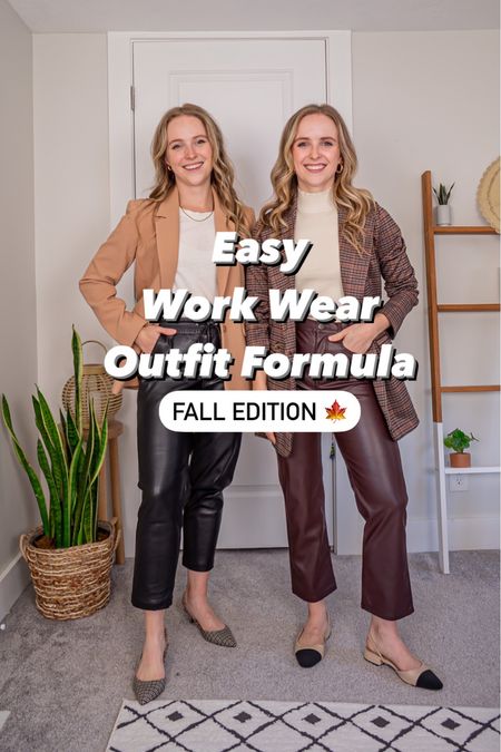 Easy fall workwear outfit formula
XsP pants
XS blazers


#LTKSeasonal #LTKworkwear