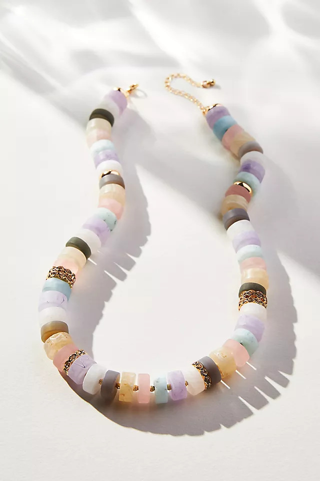 Shades of Sea Frosted Gem Necklace | Anthropologie (US)
