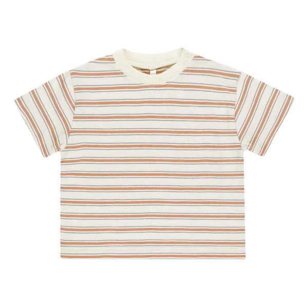 Rylee + Cru Relaxed Stripe T-Shirt Toddler 2/3T Grapefruit | Scheels