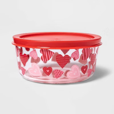 54oz Glass Heart Storage Container - Spritz™ | Target