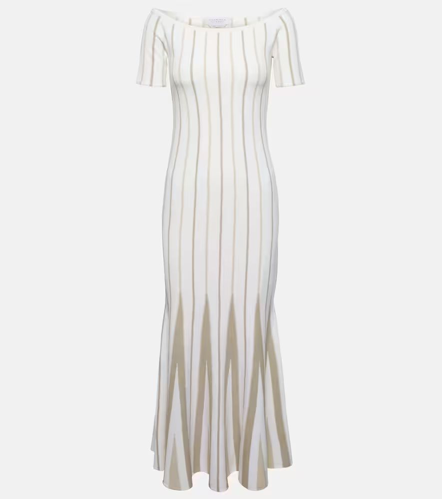 Gabriela Hearst Striped off-shoulder virgin wool maxi dress | Mytheresa (US/CA)