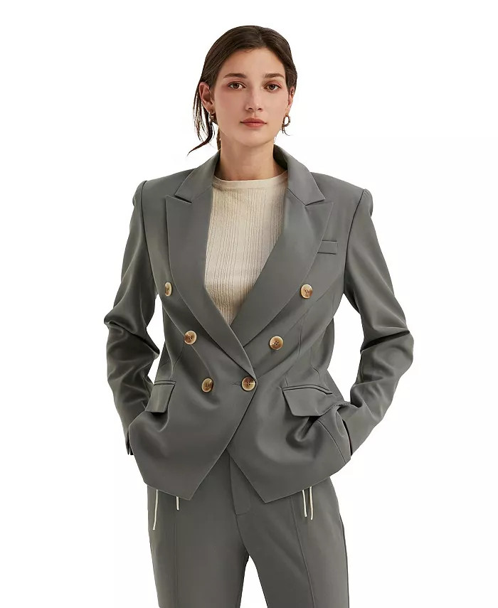 CRESCENT Women's Noelle Blazer Jacket - Macy's | Macy's