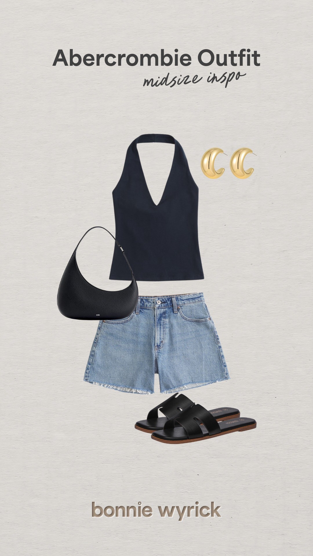 Abercrombie Outfit Inspo, use code AFBONNIE for an extra discount!
-
-
-
Denim shorts, jean shorts, midsize shorts, spring outfit, summer outfit 