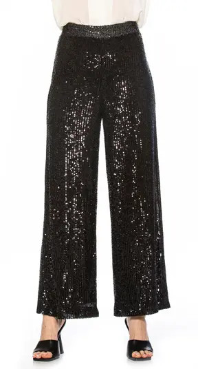 Illy Wide Leg Sequin Pants | Nordstrom Rack