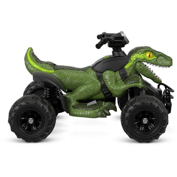 Power Wheels Jurassic World Dino Racer, Green 12V Ride On ATV for Kids ages 3 and up - Walmart.co... | Walmart (US)
