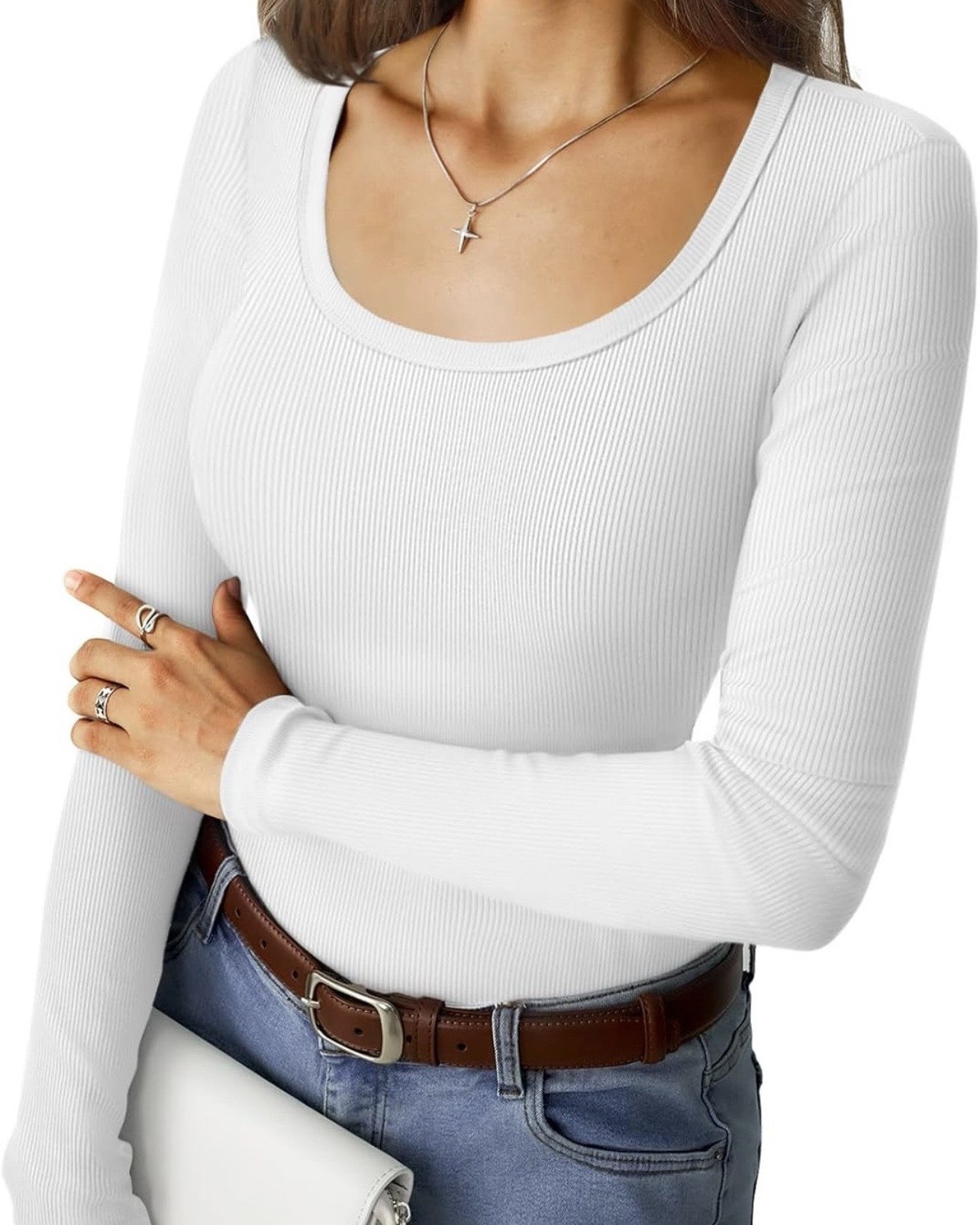 Long Sleeve Casual Tops for 40% off, through 4/9 while supplies last. You can pair it with jeans, wide leg pants alone, or on cool days with a shrug, cardigan or jacket. 

 Was $9.99
Now $5.99 with promo code SYRV75GK, more colors available. Apply code at checkout.

#LTKootd #LTKSaleAlert #LTKWorkwear