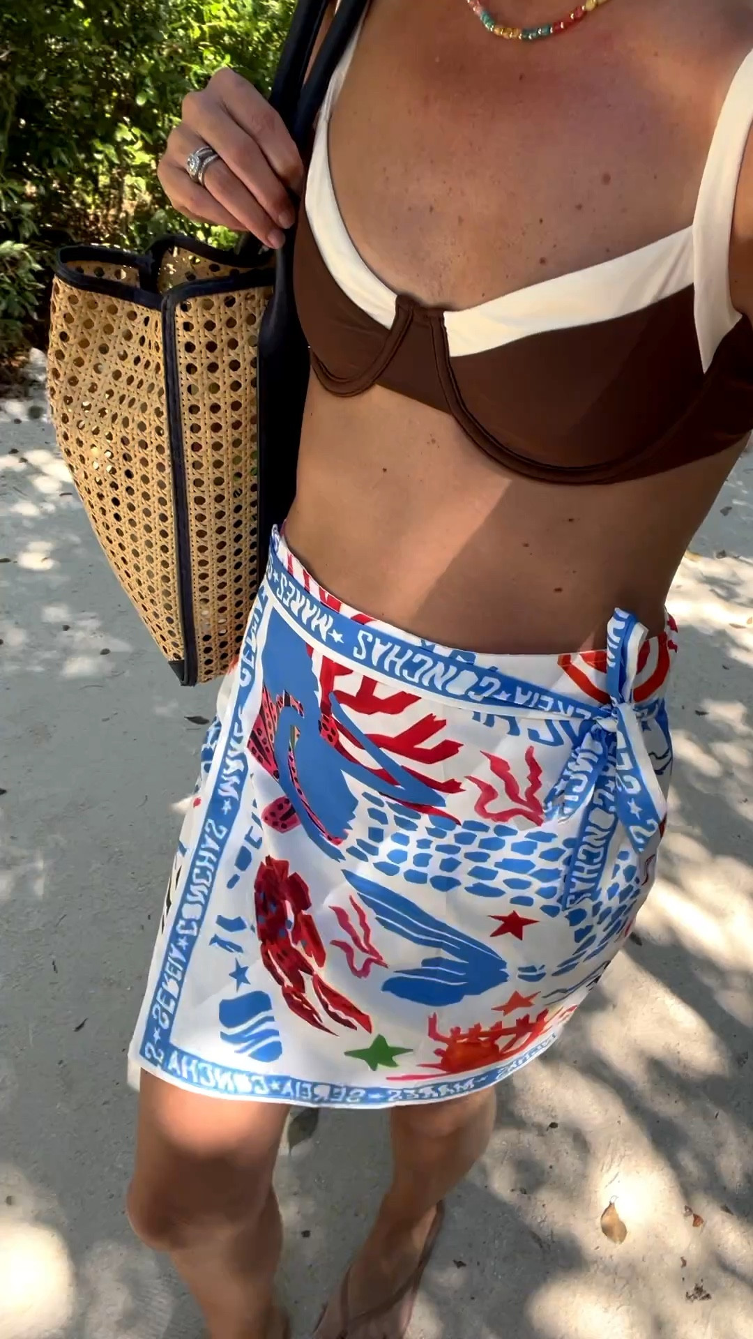 Bikinis spring break style inspo spring break outfits beach bag wrap skirt 

#LTKootd #LTKSwim