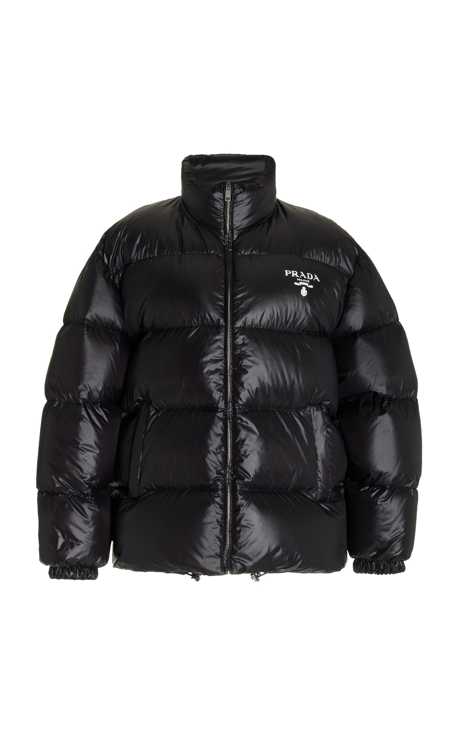 Prada - Re-Nylon Down Jacket - Black - IT 46 - Moda Operandi | Moda Operandi (Global)