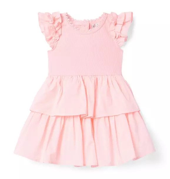 Ribbed Ruffle Dress | Janie and Jack