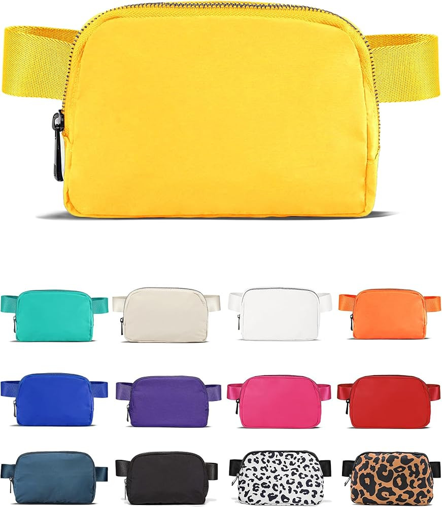 Waist Belt Bag for Women Lulu Dupes Mini Small Crossbody Purse Sling Bag Cute Fashion Waterproof ... | Amazon (US)