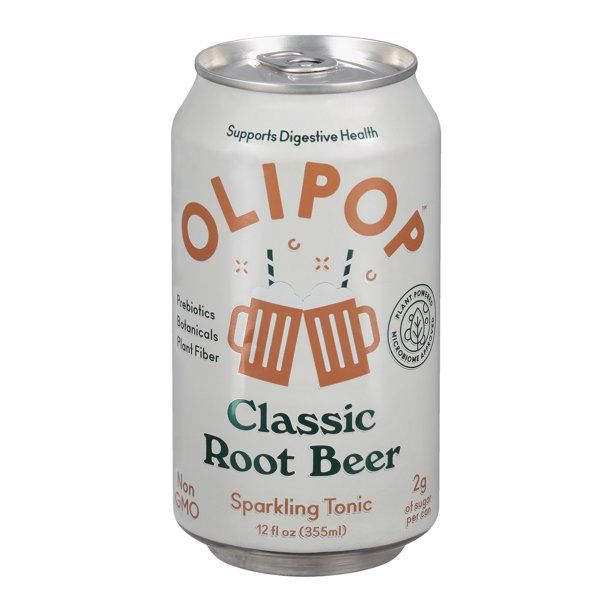 OLIPOP A New Kind of Soda, Root Beer Sparkling Tonic, 12 fl oz - Walmart.com | Walmart (US)