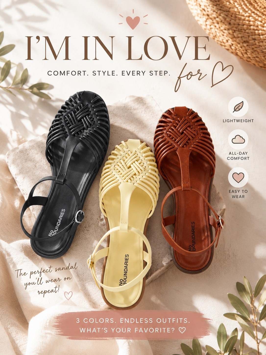 These Walmart sandals are giving effortless summer style ✨🤍
Lightweight, comfy, and SO easy to pair with dresses, denim, or everyday casual outfits. I honestly want every color 🙌🏼
-

#walmartfinds #walmartfashion #summerstyle #sandals #comfortablesandals #lookforless #affordablefashion #midstyle #over40fashion #everydaystyle