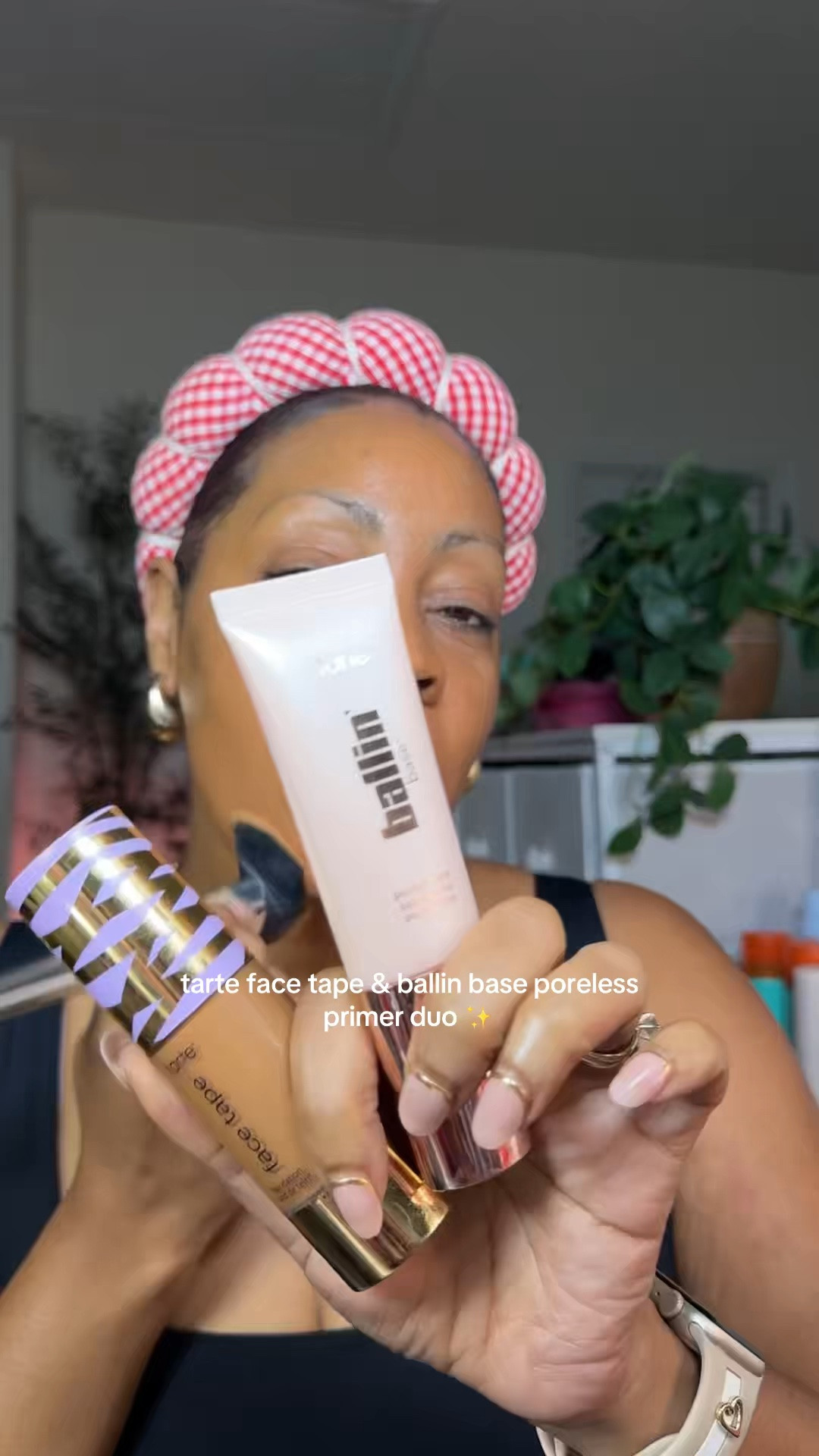Tarte ballin base poreless primer and face tape foundation duo. Wearing shade 51N

#LTKBeauty #LTKgrwm #LTKOver40