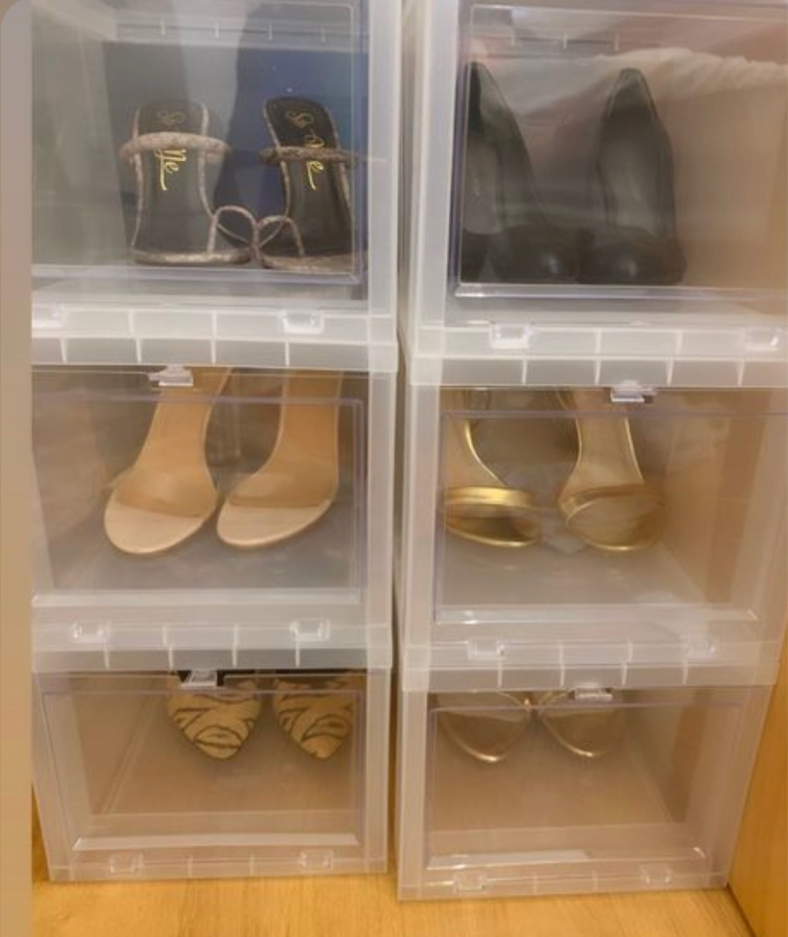 Drop front shoe box 

#LTKFind #LTKshoecrush #LTKstyletip