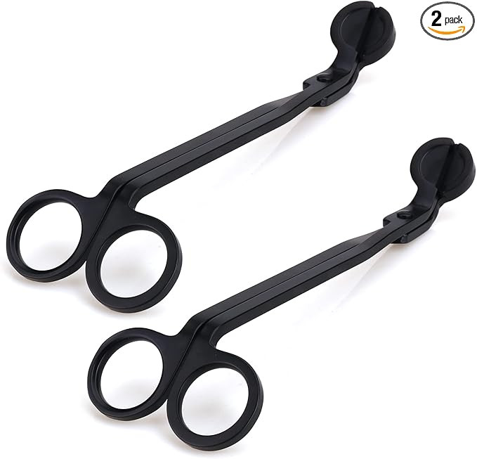 2pcs Candle Wick Trimmer, Polished Wicker Scissors, go deep into The Candle to Cut Spent Chips, A... | Amazon (US)