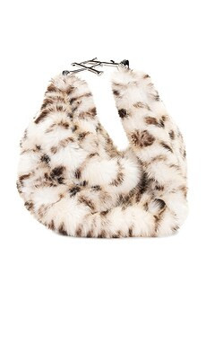 1XBLUE Faux Fur Bag in Cream from Revolve.com | Revolve Clothing (Global)