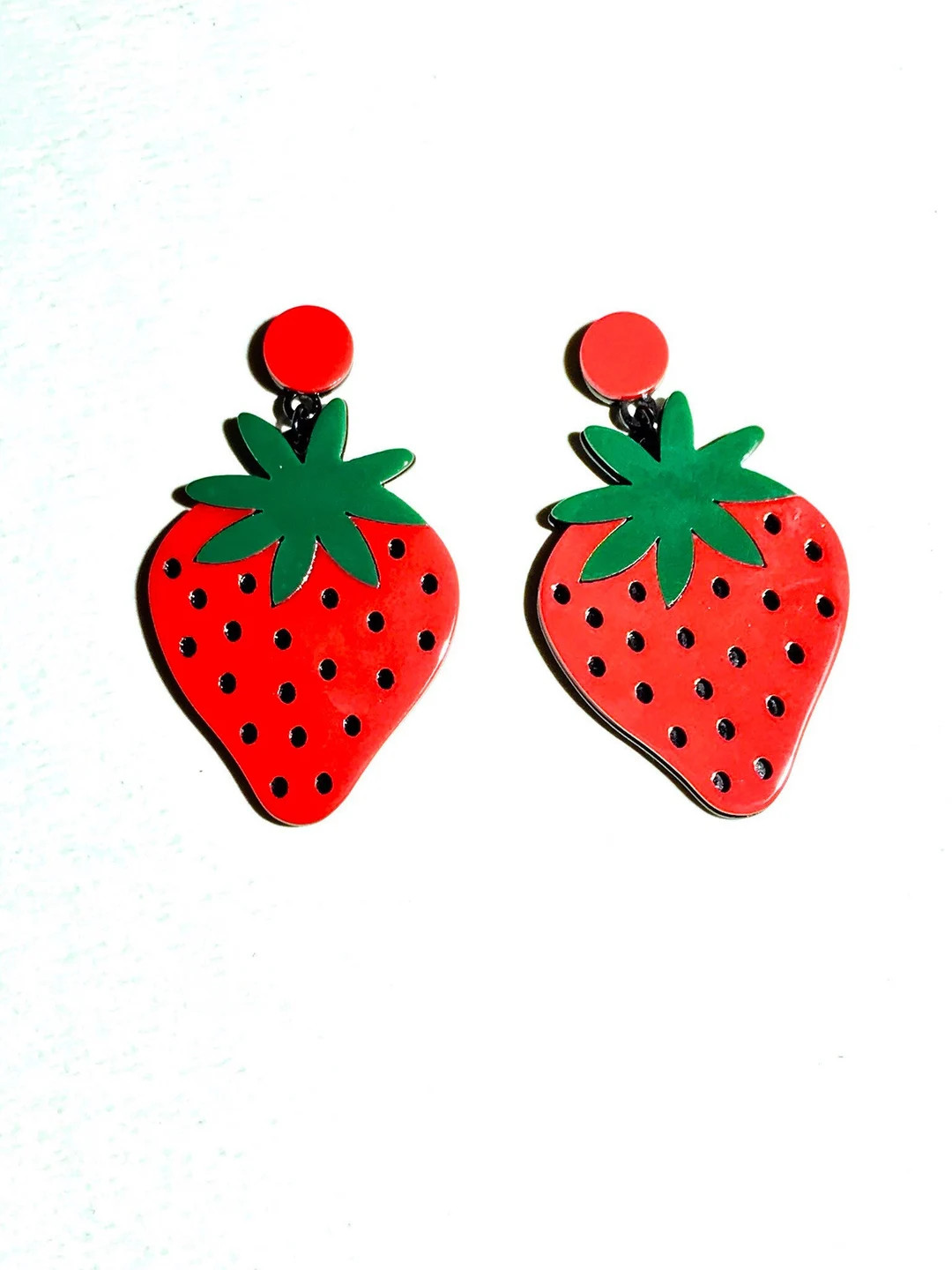 Strawberry Earrings Plastic Strawberry Earrings Summer - Etsy | Etsy (US)