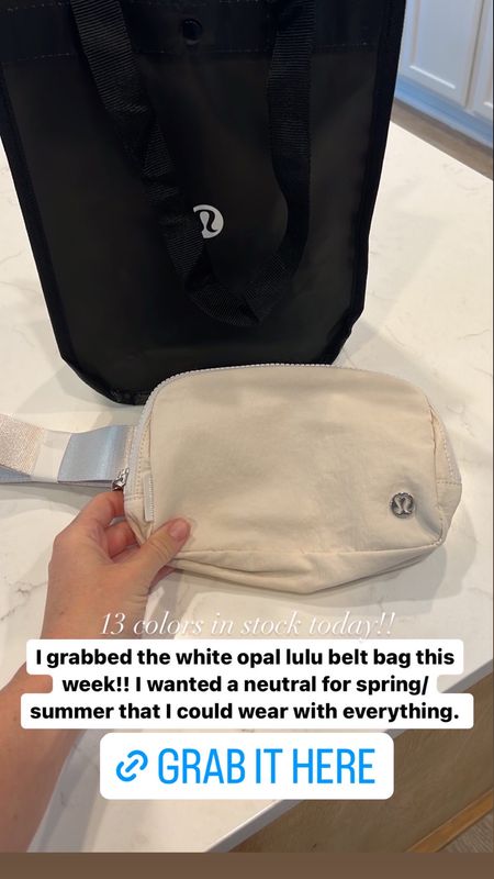 1. Lululemon everywhere belt bag - I have this in 4 colors. It can be worn crossbody or as a belt bag.

#LTKunder100 #LTKitbag #LTKunder50