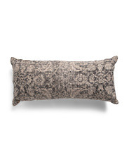 12x27 Floral Block Print Uma Oversized Lumbar Pillow | Throw Pillows | Marshalls | Marshalls
