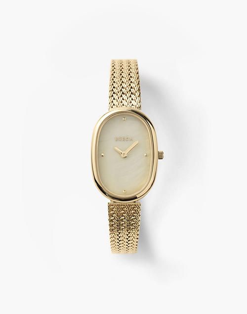 BREDA Jane Tethered Gold and Mesh Bracelet Watch, 23mm | Madewell