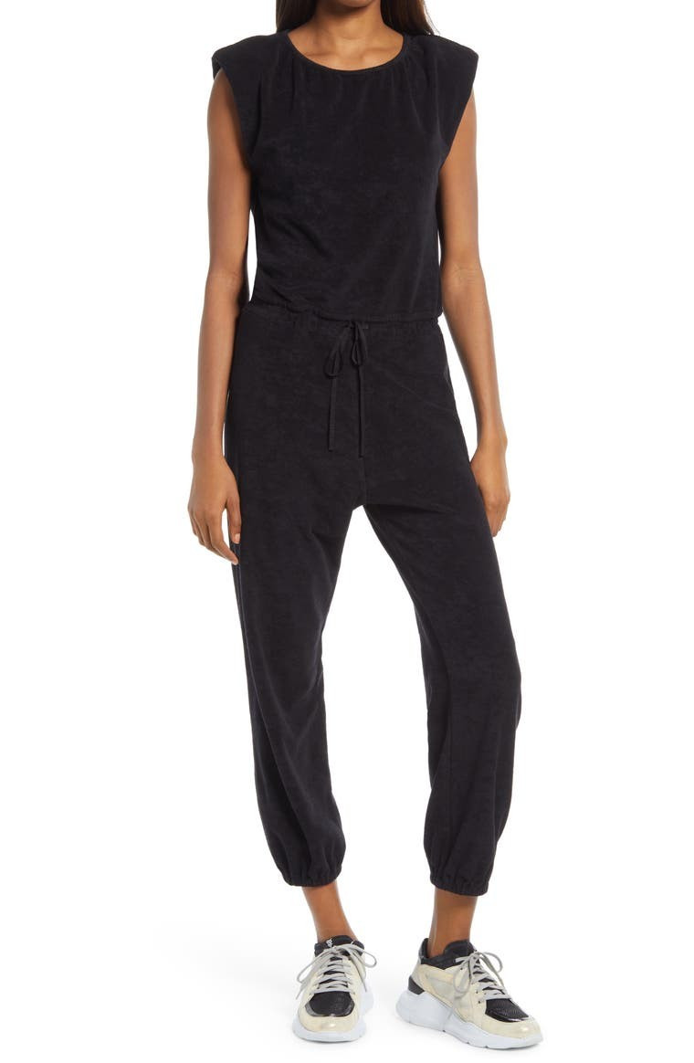 Hayden Padded Shoulder Jumpsuit | Nordstrom