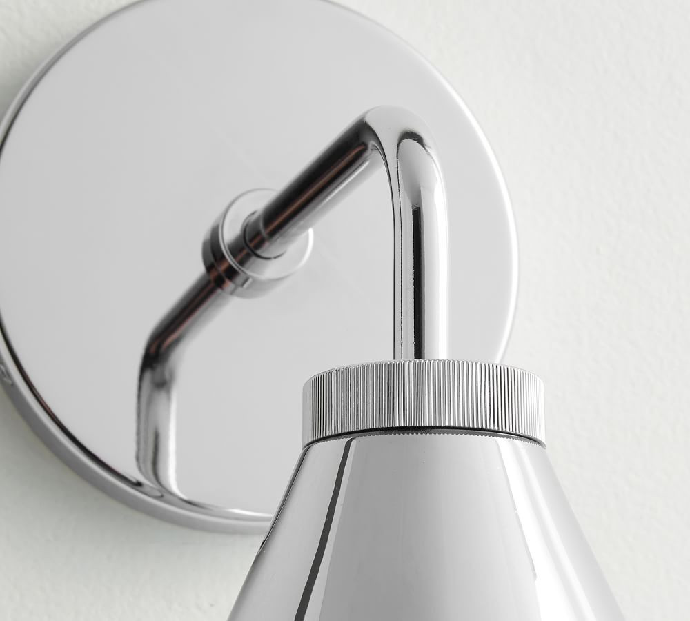 Matte Black Walker Tapered Single Sconce, Set of 2 | Pottery Barn (US)