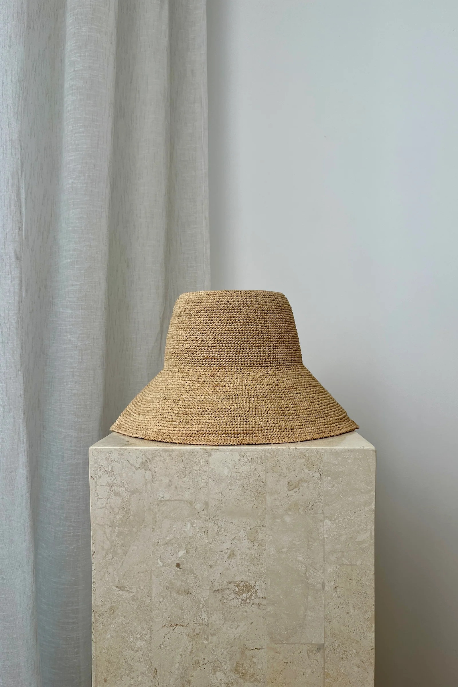 Madagascan Raffia Sun Hat NATURAL | UNE PIECE AU