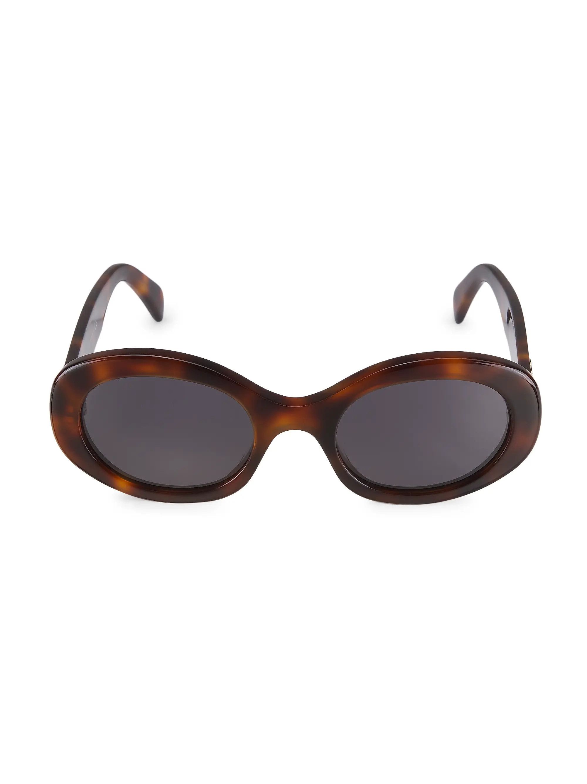 Triomphe 52MM Oval Sunglasses | Saks Fifth Avenue