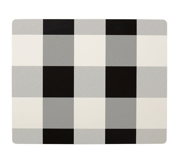 Buffalo Check Cork Placemat - Black & White | Pottery Barn (US)