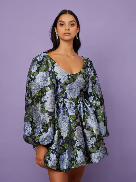 Natalia Jacquard Mini Dress | Sister Jane (UK)