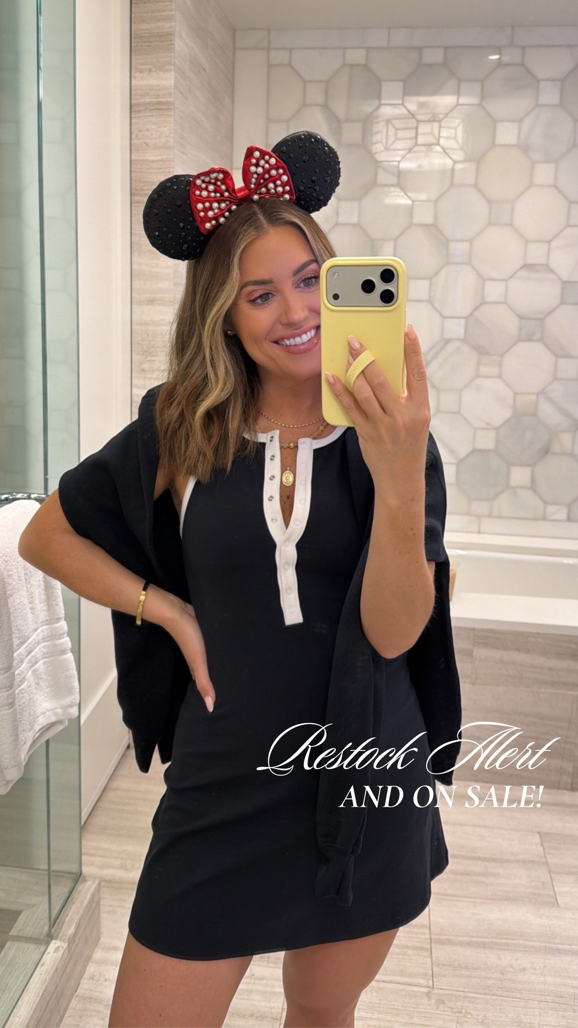 Old picture, but just saw this dress is fully back in stock AND on sale for $15 off this weekend only! I’ve worn this several times and always get questions about it, but it’s been sold out. Hurry and snag it while it’s still available- also comes in several other colors & prints, has functional buttons, and so flattering!

#LTKBump #LTKSaleAlert #LTKootd