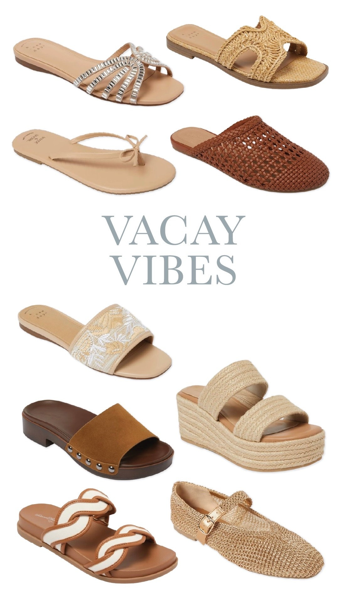 Spring slides and sandals! From getaway to everyday — these are coming with you.

#LTKTravel #LTKgrwm #LTKSaleAlert