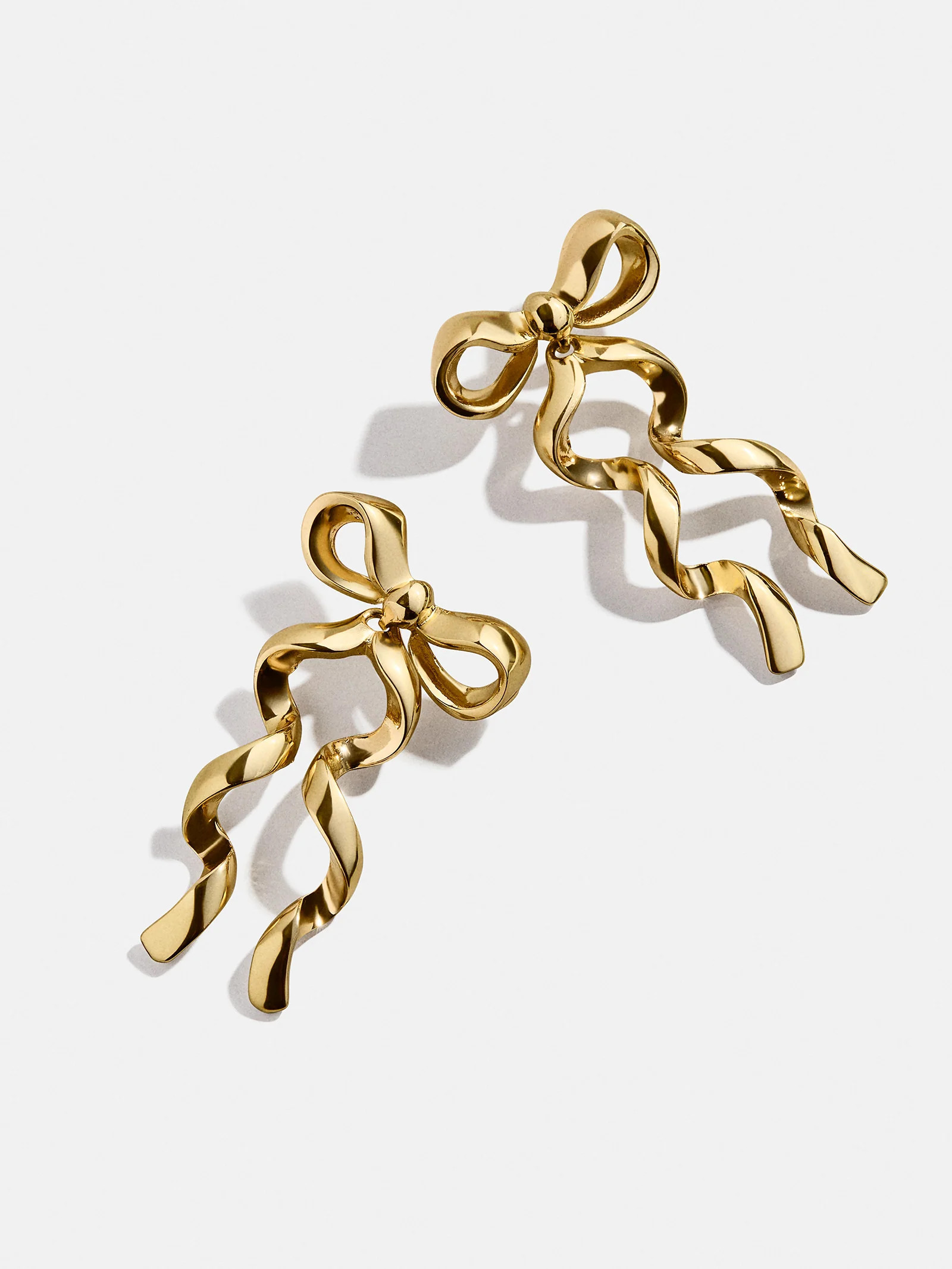 Bow Statement Stud Earrings - Gold | BaubleBar