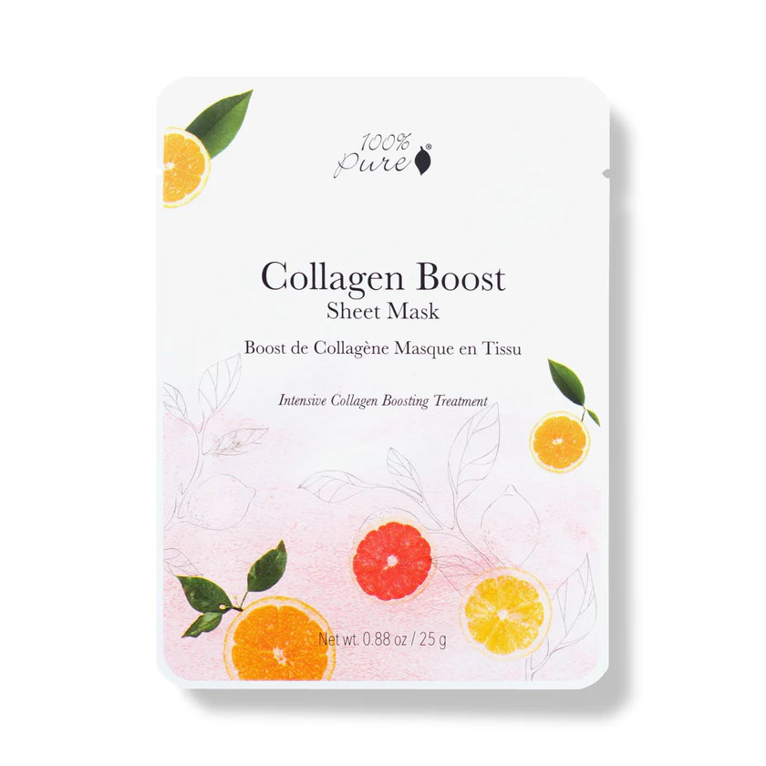 Collagen Boost Sheet Mask | 100% PURE