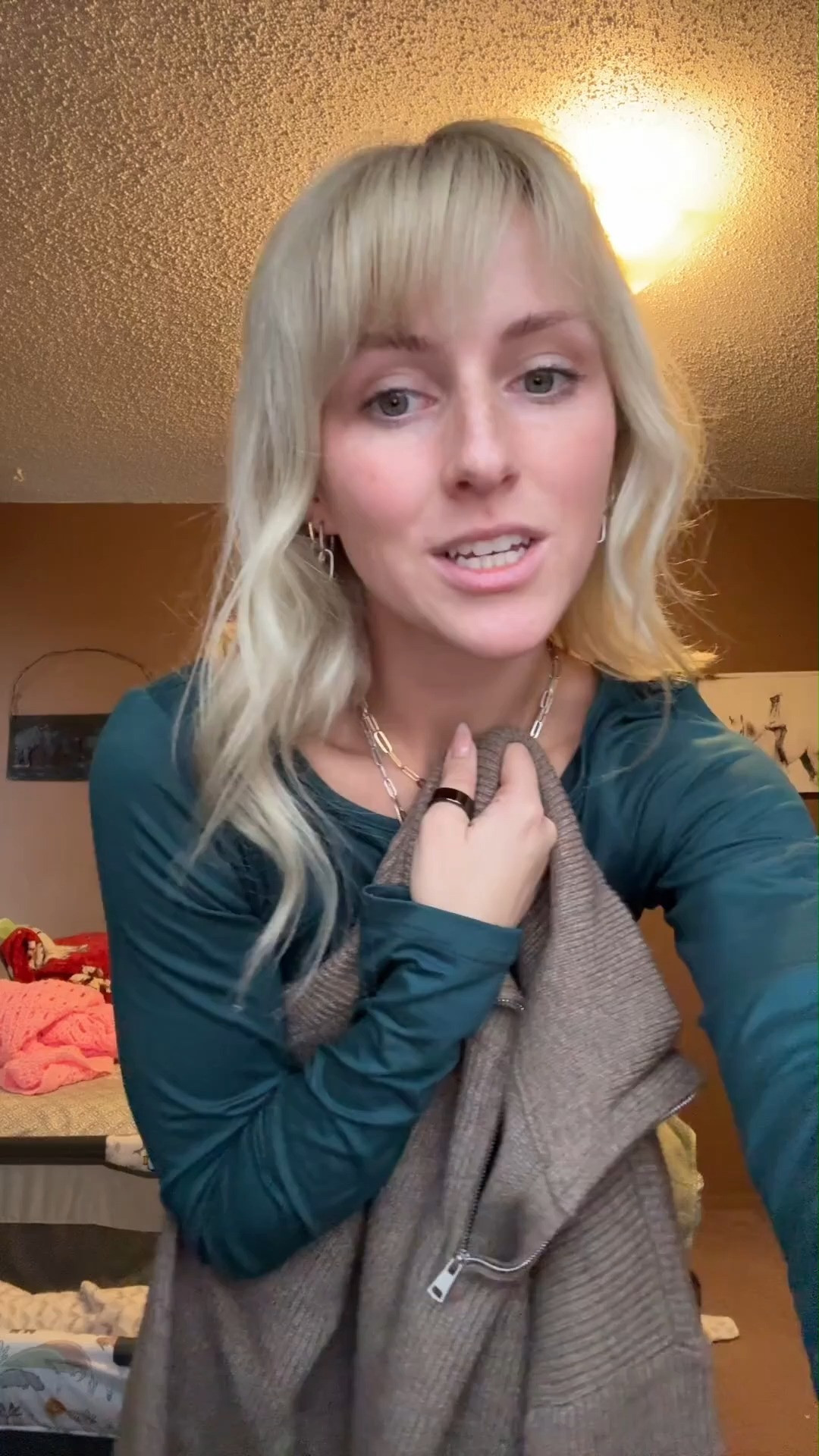 SUUKSESS Women Cashmere Blend Oversized Quarter Zip Pullover Sweater  

 #LTKMidsize #LTKPetite #LTKPlusSize